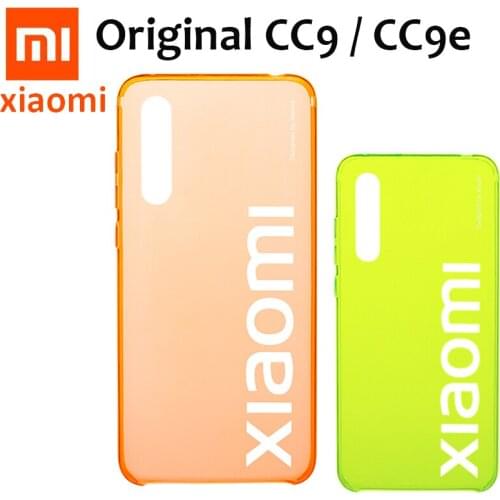 Original Xiaomi CC9 Case CC 9 9e Back Case Fluorenscent Transpatent Clear Cover for Original Xiaomi CC9 e Protective Shell