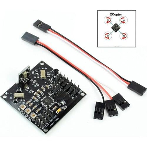 Feichao V2.3 KK Flight Control Circuit Blackboard v5.5 KK Multicopter for RC 4 Axle KK Quadcopter Drone Aircraft UFO F01983