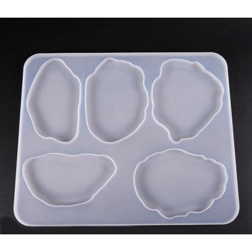 1pcs Translucent Cup Mat Silicone Mold DIY Jewelry Making Tool Moulds UV Epoxy Resin Decorative Craft