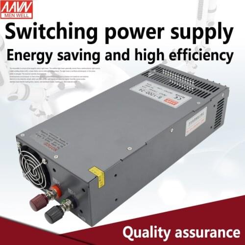 S-1200-24 1200W 24v Power Supply ac to dc 24v 50A AAVN WEN WELL brand High power low price factory sales