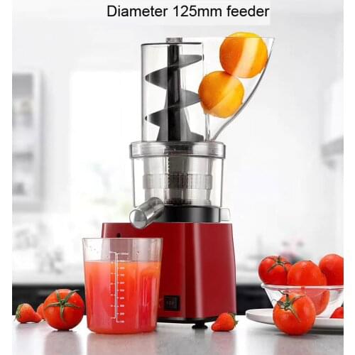 Easy operation Automatic big mouth whole fruit apple screw juicer squeezer machine without hand push