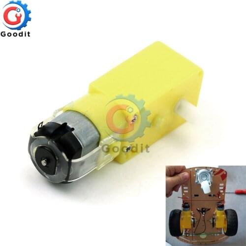 DC3-6V TT Motor 125 rpm 2WD Smart Robot Car Chassis Smart Car Wheels for Arduino DIY