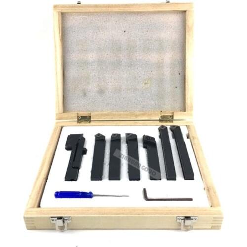 14mm lathe cutting tool set 7 pieces, the most useful cutting set, 7-piece turning tool set for easy work