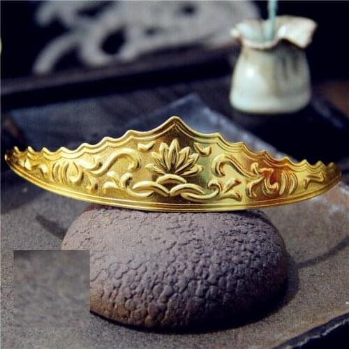LYZ Wang Shu Traditional Chinese Vintage Hair Jewelry Head Piece Handmade Carving Fen Xin Hair Tiara Ming Tang Dynasty Headwear