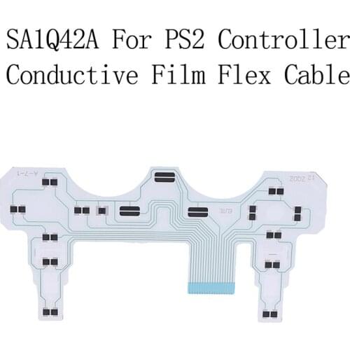1Pc SA1Q42A For PS2 Controller Conductive Film Ribbon Keypad Flex Cable