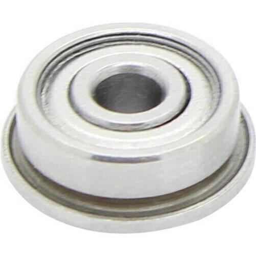 10pcs/lot, 6x17x6mm Double Shielded Flanged Ball Bearing F606ZZ