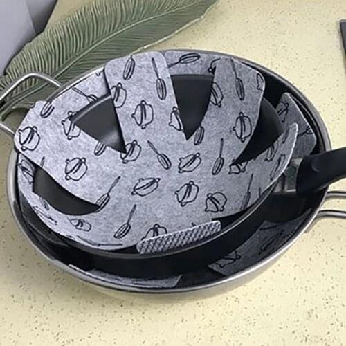 5pcs/lot Protection Non-stick for Pad Pan 38*38cm Divider Pads to Prevent Scratching Separate and Protect Surfaces for Cookware