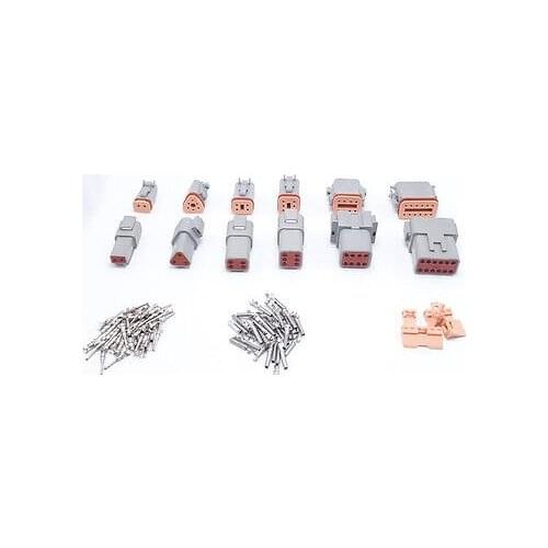 6 Sets 6 Models Deutsch 2/3/4/6/8/12 Pins Waterproof Electrical Connector Plugs