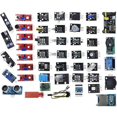Promotion! Suitable For Arduino 45-In-1 Sensor Module Starter Kit Is Better Than 37-In-1 Sensor Kit For Uno R3 MEGA2560