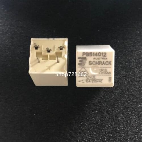 Free shipping lot (10pieces/lot) 100%Original New Relay PB514012 12VDC PB114012 12VDC 12V DC12V 12VDC 10A 250VAC 5PIN