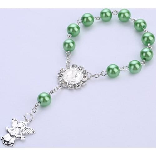 10pcs Baby Shower Favor Baptism Gift Silver Bracelet Christening Favor Return Gift First Birthday Party Gift Souvenir