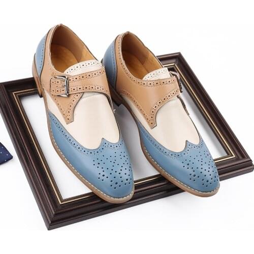 Brand Mens Designer Shoes Office Shoes Men Formal Luxury Coiffeur Italian Dress Brogue Shoes Men Classic Plus Size 38-45 Zapatos