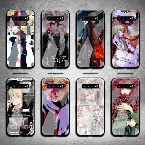Anime Moriarty the Patriot Phone Case Tempered Glass For Samsung S20 Plus S7 S8 S9 S10 Note 8 9 10 Plus