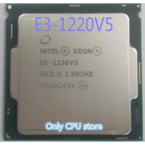E3-1220V5 QS 3.00GHZ Quad-Core 8MB SmartCache E3-1220 V5 QS DDR4 2133MHz DDR3L 1600MHz FCLGA1151 TPD 80W 1 year warranty