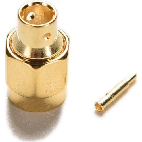 JETTING New 5pcs SMA Male Plug Solder For Semi-Rigid RG402 0.141" Cable RF Connector