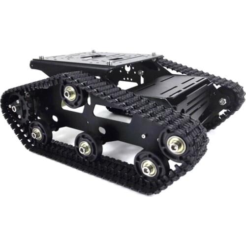 TR300 tank car chassis,Aluminium Alloy Frame/Structure and wheel,For robot education,modification,DIY,tank model,study project