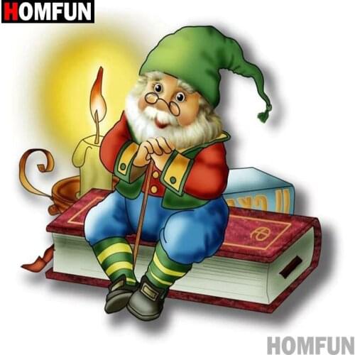 HOMFUN Full Square/Round Drill 5D DIY Diamond Painting "Santa Claus" 3D Embroidery Cross Stitch 5D Decor Gift A18095