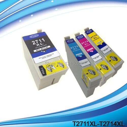 INK WAY 1 set+1 extra LARGE SIZE BK,27XL T2701 T2711 compatible ink cartridge for WF-3620DWF/3640DTWF/7110DTW/7610DWF/7620DTWF