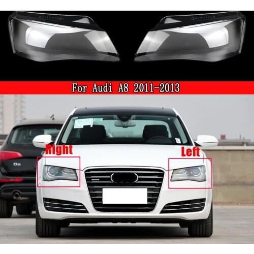 Car Headlight Cover Lampcover Lampshade Lamp Glass Lens Case For Audi A8 2011-2013 Auto Lamp Case Light Caps