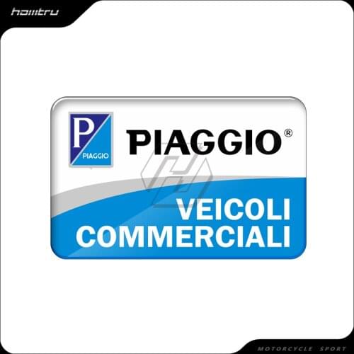 Motorcycle Sticker Case for Piaggio Veicoli Commercial Vespa MP3 Liberty Fly Zip PX Beverly 3D Resin Stickers