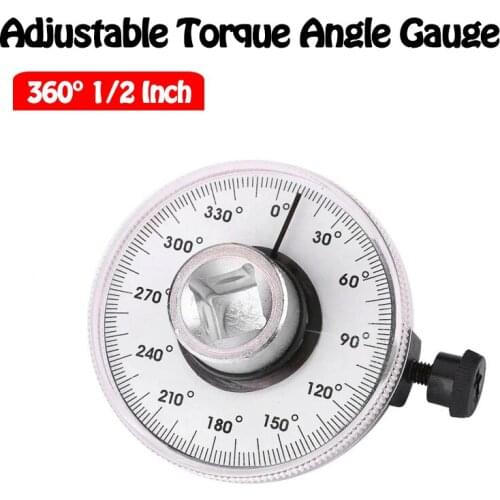 Auto Garage Repair Hand Tool Set Wrench Measuring Automotive Meter Tool Adjustable 1/2 Inch Drive Torque Angle Gauge