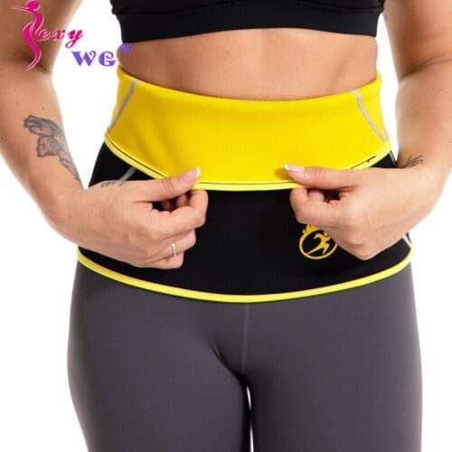 SEXYWG Neoprene Waist Trainer Belt for Women Body Shaper Fat Burning Slimming Belt Weight Loss Tummy Control Waist Cincher