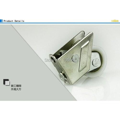 The 828 type of aluminum alloy doors and windowssingle round stainless steel ball bearing movable wheel