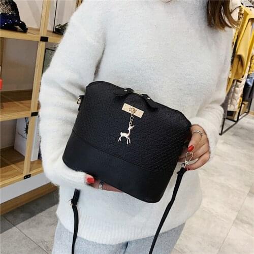 Bag leisure joker single shoulder bag shell package oblique shoulders bag creasing splicing contracted female bag