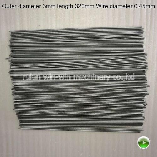 Outer diameter 3mm length 320mm Wire diameter 0.45mm extension Springs side sealing bag making machine springs