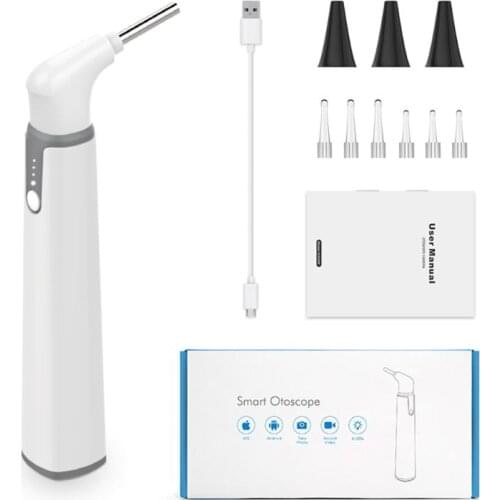 5 in1 3.9mm Wifi Earscope Cleaner Ear Endoscope Camrea 1080p Ear Spoon Earpick Otoscope for -Android -IOS iPhone