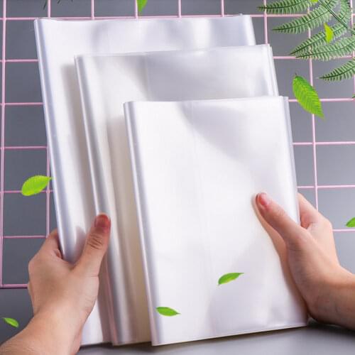 10 Sheets A4 A5 B5 Self-adhesive Book Cover Waterproof Non-slip Book Cover Student Matte Transparent Notebook Film