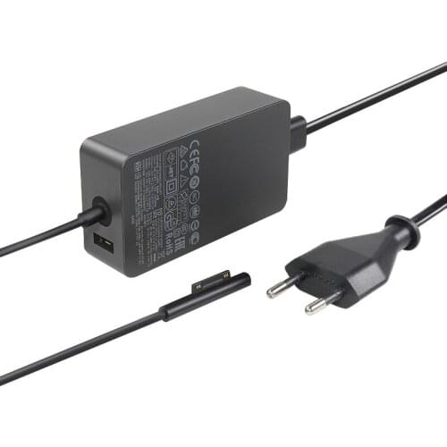 High Quality 15V 4A 65W Charger AC adapter For Microsoft Surface Pro 4 Tablet For surface book power supply with 5V usb port