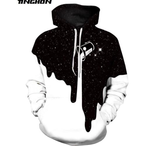 XS-7XL Summer Fashion Men Women T Shirt The Milk Creative 3D Print Casual Hooded Jacket Hoodies Sweatshirts