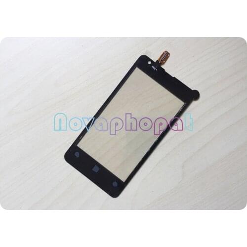 Novaphopat 5pcs/10pcs/20pcs/lot Black touchscreen For Nokia Microsoft Lumia 430 N430 Touch Screen Digitizer Front Glass Panel