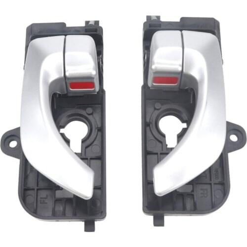 2/4 Pcs Left Right Front Rear In The Car Door Handle Suitable For HYUNDAI AONATA 2006 2007 ABS Car Interior Door Handle