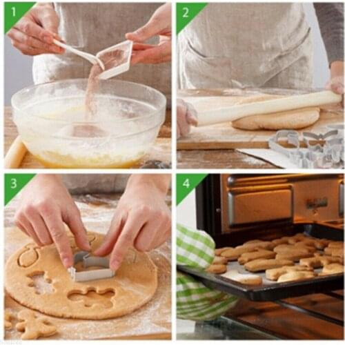 4Pc Baking Cutter Metal Cookie 3D Cake Decor Easter Spring Mold Biscuit Mould 2