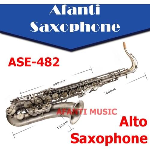 Afanti Music Eb tone / Brass body / Gilding Alto Saxophone (ASE-482)