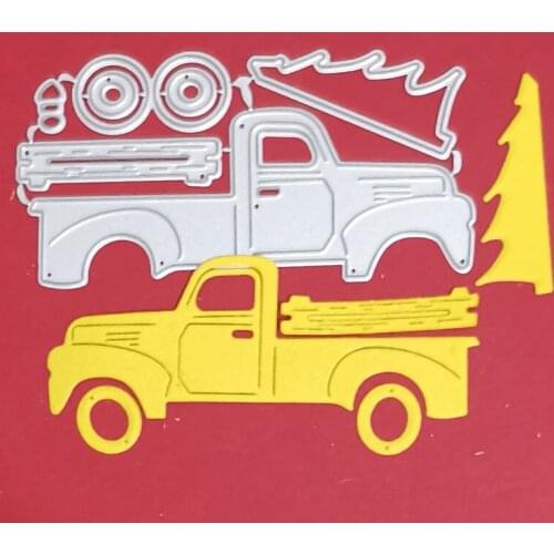 Car Carry Christmas Tree Metal Cutting Dies Stencil template Die Cut Scrapbooking embossing dies art dec Craft knife mold