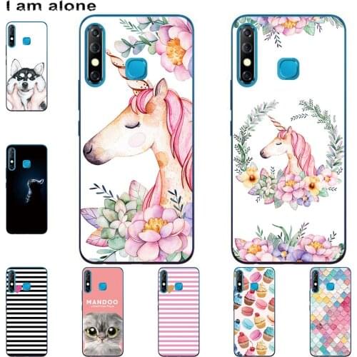 Phone Cases For Infinix Hot 8 X650B Tecno Camon 12 Spark 4 2019 Cute Back Cover Mobile Fashion Bags Free Shipping