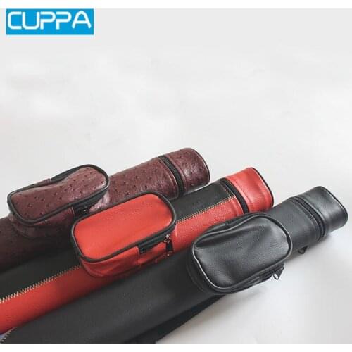 CUPPA 2 Holes 1/2 Pool Cue Case 81cm Length PU Billiard Cues Billiards Accessories China