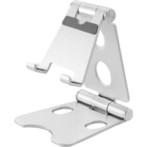 Dual Adjustment Mobile Phone Bracket Aluminum Mobile Phone Holder Folding Desktop Tablet Stand Phone Holder