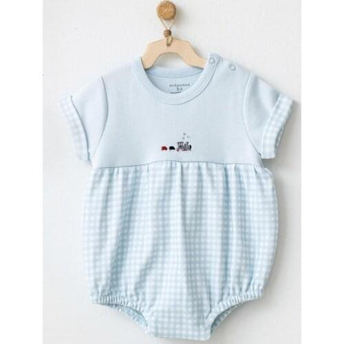 Andywawa AC20824 Chu Chu Train Jumpsuit Blue
