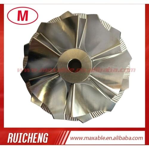 GT25 445436-0001 46.52/60.13mm 6+6 blades high performance turbocharger billet/milling/aluminum 2618 compressor wheel