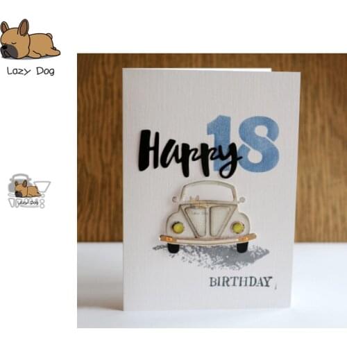 Classic Car Automobile Metal Cutting Dies Scrapbooking Stencil DIY Mold Craft Embossing Die Cuts Card Making New Dies For 2020