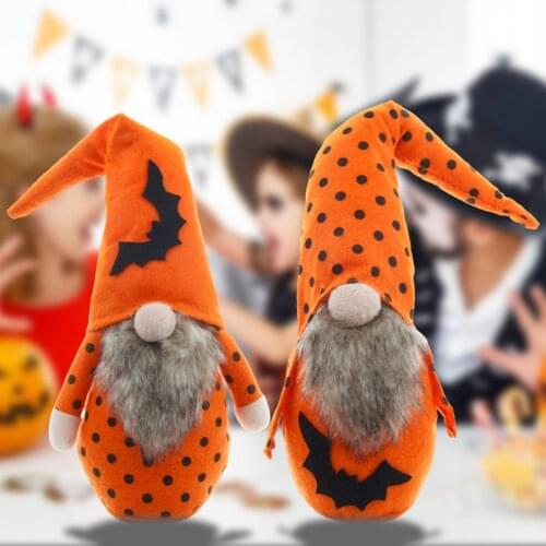 New Faceless Doll Halloween Gnome Swedish Elf Dwarf Toy Soft Stuffed Doll with Height Hat Home Farmhouse Kitchen Decor Figurines