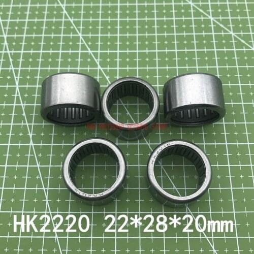 2019 Rushed New Arrival Free Shipping Hk222820 22*28*20mm Drawn Cup Needle Roller Bearing Hk2220 22x28x20mm