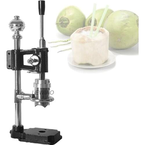 New Design Stainless Steel Manual Coconut Opener Green Coconut Driller Young Coconut Knife Drill