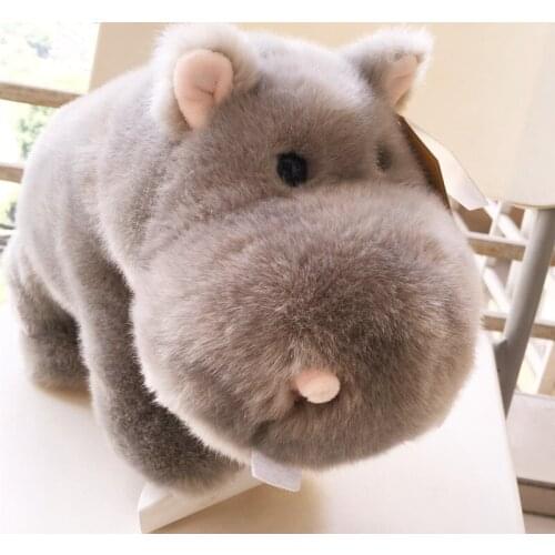 Hippo Plush Dolls Stuffed Soft Down Cotton Animal Pillow Cute Toy Birthday Christmas Gift Kid Juguetes Big Stuffed Toys BK50WJ