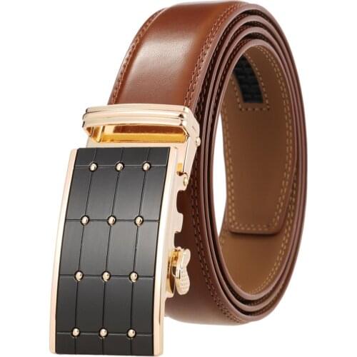 MEDYLA Mens Business Belt High-grade Alloy Buckle Durable Cowhide Belt Fashion Casual Luxury Brand Strap Jeans Belt LY7513633