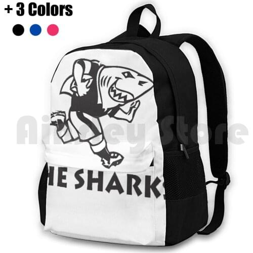 Natal Sharks For Light Shirts South Africa Rugby Super Rugby Outdoor Hiking Backpack Riding Climbing Sports Bag Stormers Blue